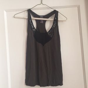 Gray and black Mexx tank top. Size S.